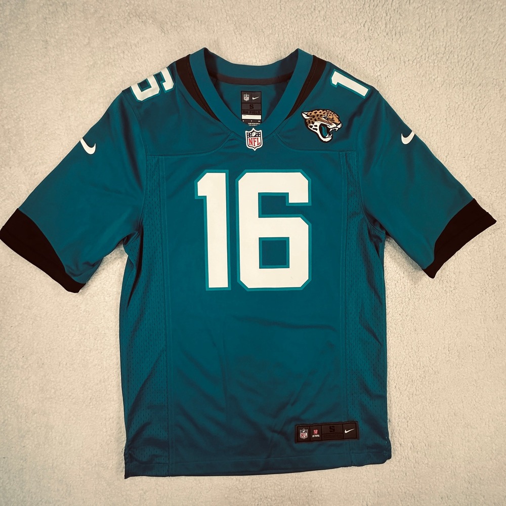 Nike Trevor Lawrence Jacksonville Jaguars Jersey Mens SMALL Teal Excellent NFL